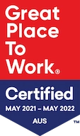 Great Place To Work Certified 2021–2022